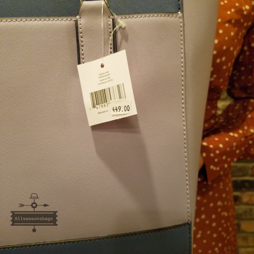 NWT Kate Spade Cameron Laptop Tote Large Frozen - Picture 8 of 8